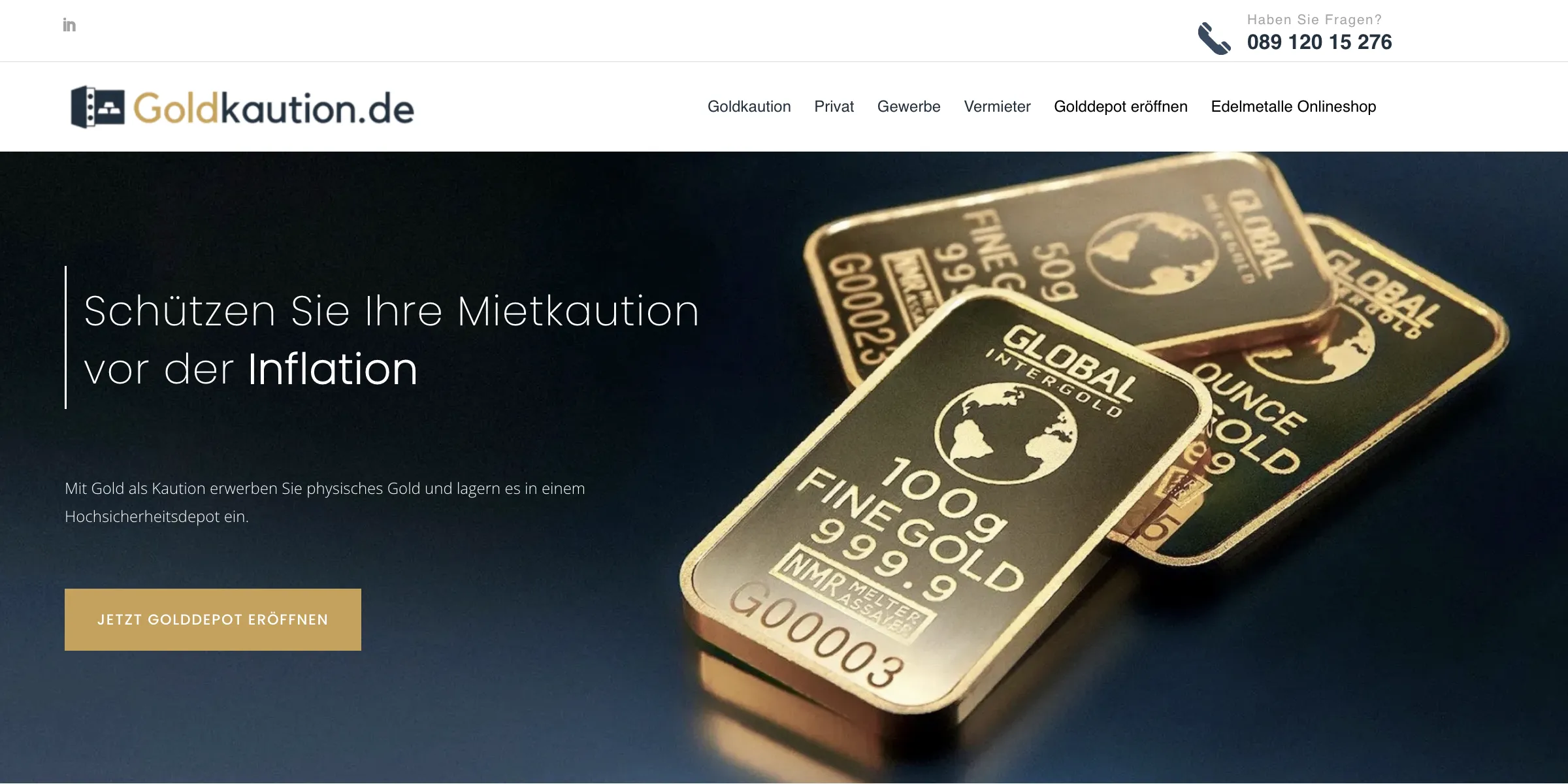 Goldkaution.de geht an den Start